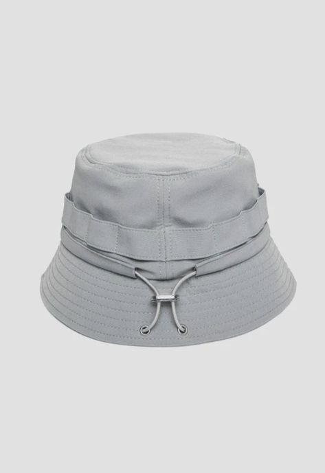 Technical Bucket Hat - Grey – RealMusic RealFashion 3d Pocket, Surf Hats, Edgy Streetwear, Hat Patterns To Sew, Bungee Cord, Boy Hat, Product Ideas, Wave Pattern, Mens Casual Outfits