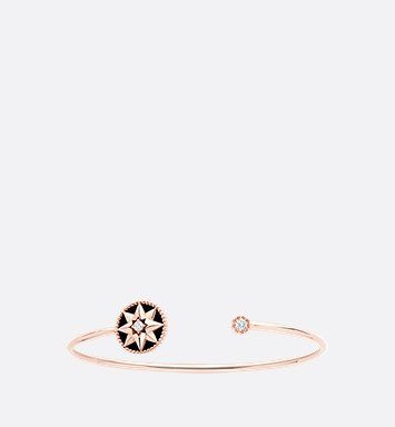 Rose Des Vents Bracelet Yellow Gold, Diamonds and Mother-of-Pearl | DIOR Dior Rose Des Vents, Victoire De Castellane, Wind Rose, Treasure Jewelry, Bracelets Design, Dior Jewelry, Christian Dior Couture, Lucky Star, Fine Jewelry Bracelets