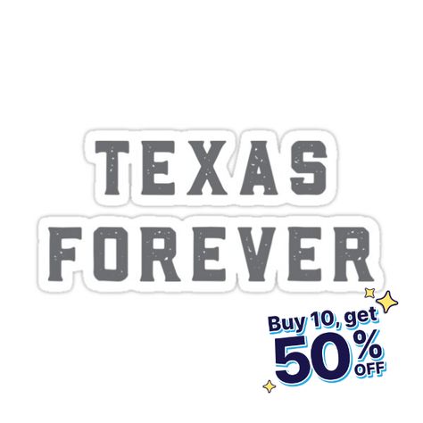 Decorate laptops, Hydro Flasks, cars and more with removable kiss-cut, vinyl decal stickers. Glossy, matte, and transparent options in various sizes. Super durable and water-resistant. Texas Forever - Distressed Bold Design Texas Forever, Block Letters, Design Sticker, Block Lettering, Bold Design, Rodeo, Decorate Laptops, Vinyl Decal Stickers, Kiss Cut