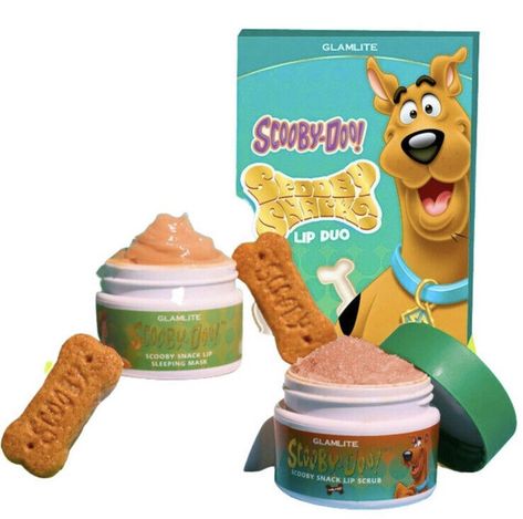 Scooby-Doo x Glamlite Scooby Snacks Lip Duo - Limited Edition - SOLD OUT!. New/never used. Glamlite Scooby-Doo Scooby Snacks lip duo. It contains lip mask and lip scrub. Smoke free home. #scoobydoo #makeup #limitededition Halloween Food Decorations, Scooby Doo Images, Cheetah Print Nails, Diy Fluffy Slime, Scooby Snacks, Shower Desserts, Nice Lips, Fluffy Slime, Crazy Makeup