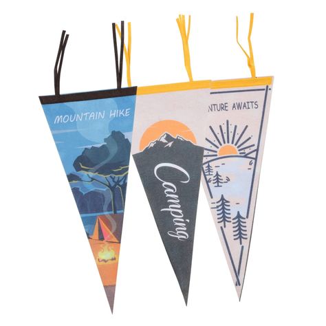 PRICES MAY VARY. Adventure flag: picnic garland flag 🌅 🌅 🌅 this camping bunting in light in weight, proper in size, would make an excellent backdrop for party photos. light in weight, compact in size, easy to use to bring you convenience. Hanging camping flag: easy and convenient to carry, light weight, this decoration triangle bunting can offer you better service. Outdoor pennant flag: bright color, fine workmanship, triangle flag is decorative and unique, very practical and delicate. Campin Camp Flag, Triangle Bunting, Flag Hanging, Pennant Flag, Bunting, Felt, Flag, Camping, Travel