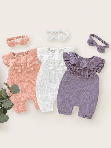 Handmade Baby Clothes Patterns, Cute Toddler Outfits, Tank Romper, Baby Dress Patterns, Newborn Girl Outfits, Baby Clothes Patterns, Baby Sewing Patterns, Baby G