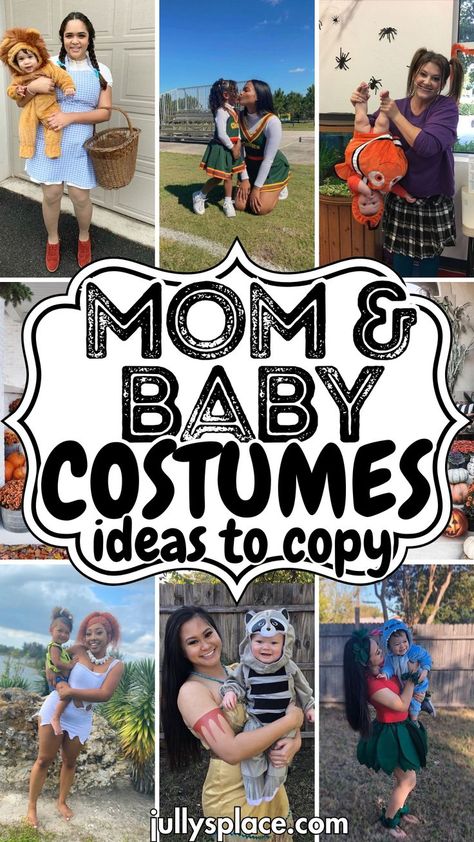 halloween mom and baby costume ideas, halloween costume ideas for mom and baby, mom and baby costume ideas Homemade Newborn Halloween Costume, Toddler Mom Costume, Milk Maid Halloween Costume, Couple With Baby Costume Ideas, Pregnant Mom And Son Halloween Costumes, Coco Melon Halloween Costume, Halloween Costumes Mom Dad And Baby, Mom And Some Halloween Costumes, 2 Month Old Costume Halloween