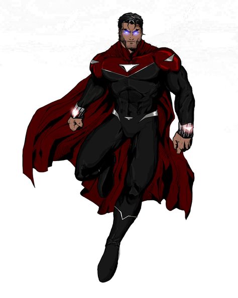 Superman Oc Character, Superman Suit Concept Art, Kryptonian Oc Male, Superman Oc, Kryptonian Oc, Kryptonian Armor, Superhero Concept Art, Red Hood Comic, Superhero Comics Art