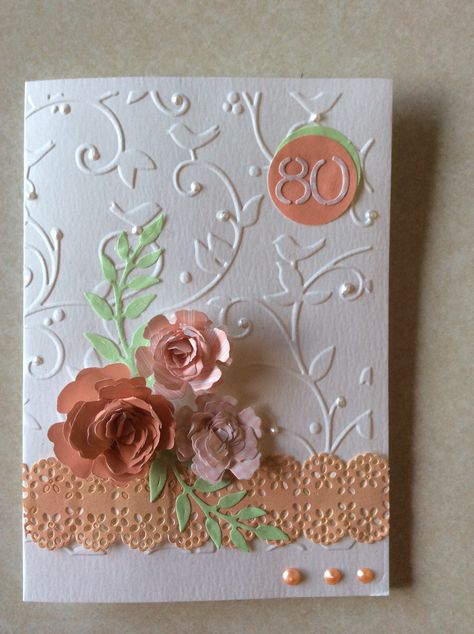 80th Birthday Card Ideas For Women, Birthday Card For 80 Year Old Lady, Handmade 80th Birthday Cards, 80th Birthday Cards Handmade For Women, 80th Birthday Cards For Ladies Handmade, 80 Th Birthday, 80 Birthday Card, Handmade 80th Birthday Card For Women, Birthday Card For Women