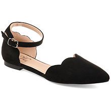 Journee Collection Womens Lana Ballet Flats Buckle Pointed Toe Ankle Strap Flats, Light Weight Shoes, Ankle Wrap, Rubber Shoes, Pointed Toe Shoes, Fashion Heels, Pointed Toe Flats, Journee Collection, Tie Shoes