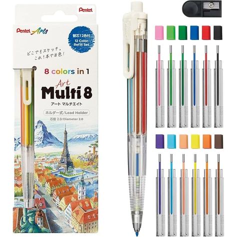 Thank you very much for visiting our shop from among many stores. We are very pleased to be able to provide you with high quality Japanese products. We will make every effort to bring you Japanese products that are not available at a lower price. Thank you very much for your support!


Pentel Art Multi 8-Color Lead Set with Extra Refills (XPH804ST) – 8 Colors, Replacement Leads Included

This high-quality, versatile 8-color lead set from Pentel is perfect for anyone who enjoys art, sketching, or coloring. Whether you are an artist, a student, or just someone who loves to draw, this set is designed to provide vibrant, smooth lines and lasting performance. It comes with 8 different color leads, and the extra refills ensure you can use them for a long time. The set is ideal for various art pr Pentel Art, Japanese Products, Smooth Lines, Led Color, An Artist, To Draw, Bring It On, Things To Come, Japan