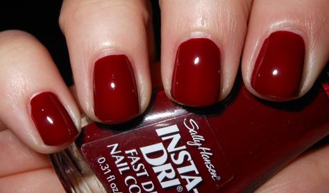 Sally Hansen Insta-Dri  in 340 Cinna-snap Sally Hansen Insta Dri, Dip Nail Colors, Cruise Nails, Sally Hansen Nails, Toe Nail Color, Red Nail Polish, Red Nail, Polish Colors, Popular Nails