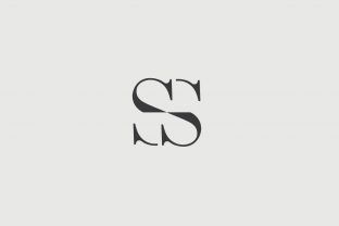 A logo that combines the letters S and S beautifully. They are connected to each other intimately. With the serif... S S Monogram, S S Logo Design Letter, S Logo Ideas, Ss Monogram Logo, Ss Logo Design, Sss Logo, Ss Monogram, Names Starting With S, Ss Logo