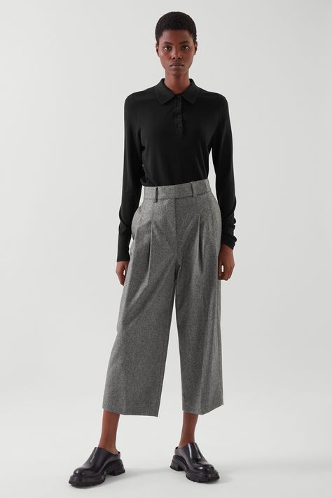 Grey Culottes, Black Culottes, Linen Style, Wide Belt, Wide Waistband, Coats Jackets Women, Summer Wardrobe, Fashion Magazine, Fashion Brand