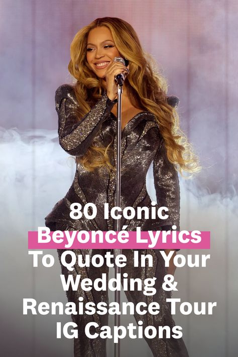 Beyonce Sayings, Beyoncé Captions, Beyonce Song Quotes, Beyonce Lyrics For Instagram Captions, Beyonce Captions Instagram, Wedding Photo Captions Instagram, Photo Captions Instagram, Beyoncé Quotes, Beyonce Quote