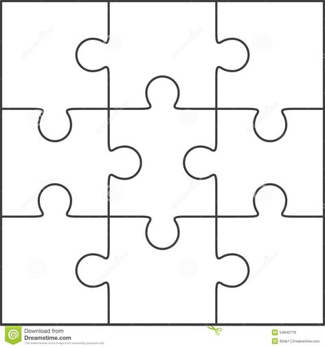 Jigsaw Puzzle Blank Template X Stock Illustration  Illustration with regard to Blank Jigsaw Piece Template Blank Puzzle Template Free Printable, Puzzle Drawing Ideas, Blank Puzzle Pieces, Blank Puzzle, Puzzle Piece Template, Puzzle Drawing, Jigsaw Piece, Simple Template, Program Ideas