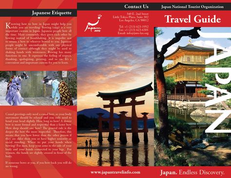 Japan Brochure Design, Japan Travel Brochure, Japan Brochure, Travel Brochure Design, Brochure Templates Free Download, Tourism Design, Japan Tourist, Brochure Design Layouts, Japan Holiday