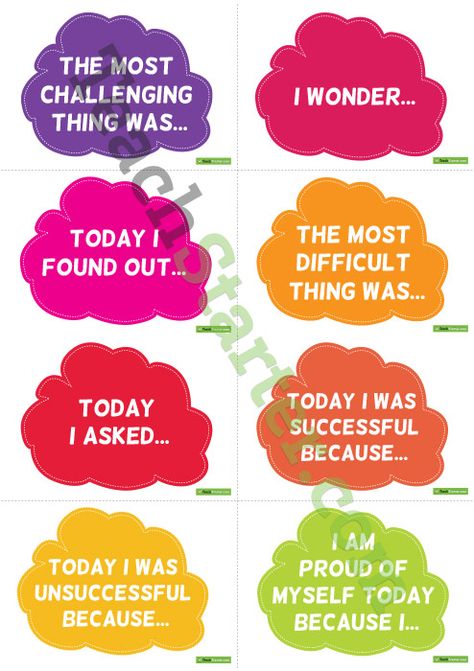 Reflective Thinking Sentence Starter Cards Teaching Resource End Of Day Reflection, Reflective Teaching, Writing Clipart, Art Assessment, Visible Thinking, Visible Learning, Student Reflection, Sentence Stems, Reflective Journal