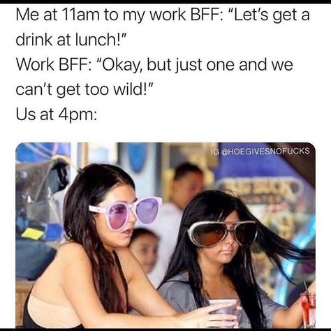 Memes & Comedy on Instagram: "Tag your work bestie 🤣 (@hoegivesnofucks)" Work Besties Quotes, Work Bestie Quotes Funny, Work Bestie Quotes, Motivational Quotes For Girls, Work Bestie, Besties Quotes, Funny Meems, Work Humor, Work Quotes