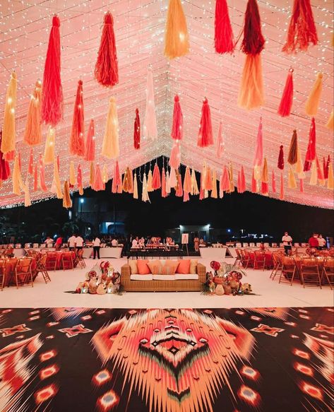 Sangeet Night Decor, Sangeet Decor, Garba Dance, Sangeet Night, Night Decor, Mehndi Decor, Engagement Decorations, Wedding Stage Decorations, Stage Decorations