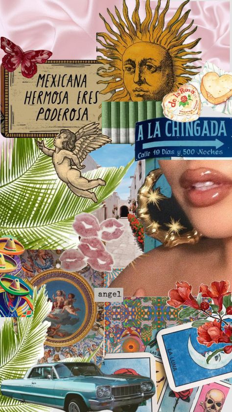 #vintage #latina #wallpaper #art Latina Aesthetic Wallpaper, Latina Wallpaper, Latino Aesthetic, 90s Latina Aesthetic, Latina Vibes, Mexico Wallpaper, Latina Aesthetic, Latino Art, Mexican Culture Art