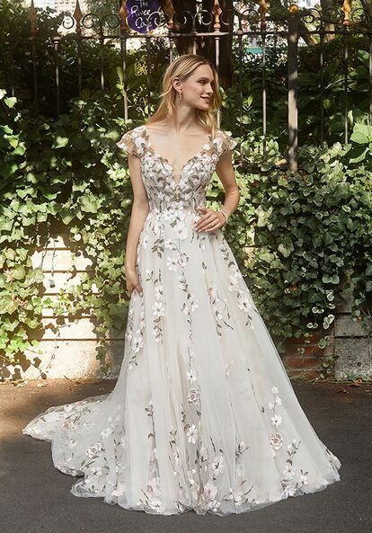 Madison James Wedding Dress, Wedding Dresses Whimsical, Madison James, Fairy Wedding, Wedding Dresses With Flowers, Floral Wedding Dress, A Wedding Dress, Embroidered Wedding, Allure Bridal