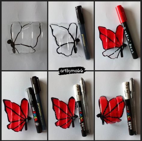 Plastic Bottle Butterfly. Artbyma66 Plastic Bottle Butterflies, Big Crafts, Eco Art, Easy Diy Hacks, Diy Plastic Bottle, Upcycle Repurpose, Fun Diy Crafts, Fun Diy, Plastic Bottle