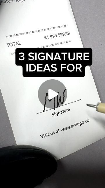 Artlogo.co | Signature Logo on Instagram: "Here are some signature ideas for names with the initials "MW" 😍😍  Artlogo provides professional signature logos carefully handcrafted by highly experienced calligraphers and inspired by you, your career, and your business.  So whatever your career or purpose is, we guarantee to create a unique and matching Artlogo signature for you.  #signature #autograph #calligraphy #signatureidea #signaturelogo #signaturedesign #MW #MarkWahlberg #MaxWeber #MarkWoodforde #MarkWarner #MarkWebber #MarkWaid #MegWhitman #MaliVaiWashington #MurrayWalker #MichelleWie #MarthaWainwright #martin #nameart #handwriting #handwritten #letterart #lettering #calligraphyart #signart #digitalart #art #artlogo" Signature Ideas With Letter S, M Signature Ideas, Signature Ideas Handwriting, Signatures Ideas Handwriting, Signature Logo Ideas, M Signature, Professional Signature, Signature Logos, Signatures Handwriting