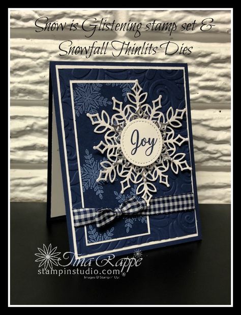 Snowflake Ideas, Christmas Snowflakes Crafts, Diy Christmas Snowflakes, Christmas Cards 2018, Christmas Snowflakes Decorations, Snowflake Cards, Homemade Christmas Cards, Stampin Up Christmas Cards, White Snow