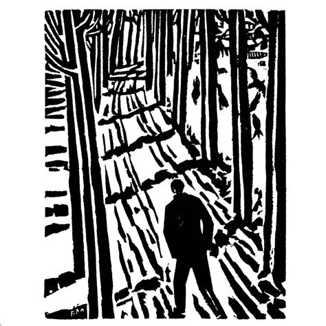 Frans Masereel, Lino Print Artists, Lino Printing, White Figures, Linocut Art, Printmaking Art, Book Of Hours, S Art, Tree Drawing