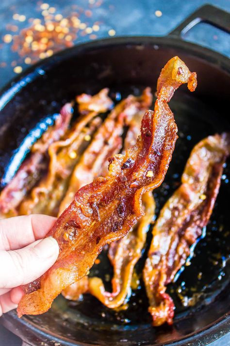 Keto Millionaire's Bacon (Sugar-Free Candied Bacon) — Cast Iron Keto Millionaire Bacon, Cast Iron Keto, Leftover Turkey Soup, Keto Pecan Pie, Caramelized Bacon, Cabbage And Sausage, Bacon In The Oven, Keto Candy, Baked Bacon