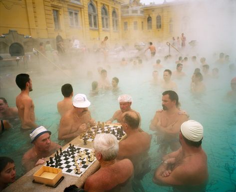 How Martin Parr stopped these guys looking at his camera | Photography | Agenda | Phaidon Thermal Baths, Elliott Erwitt, William Eggleston, Photographic Projects, Martin Parr, Thermal Bath, Magnum Opus, Photographer Portfolio, Documentary Photographers