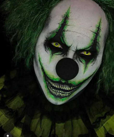 Halloween clown makeup for men – 2023 15 ideas Scary Clown Make Up For Boys, Scary Clown Pumpkin Painting, Mens Scary Clown Makeup, Scary Neon Clown Makeup, Kids Creepy Clown Makeup, Halloween Face Paint Ideas Men, Clown Halloween Costumes Men, Male Face Paint Halloween, Clown Skeleton Makeup