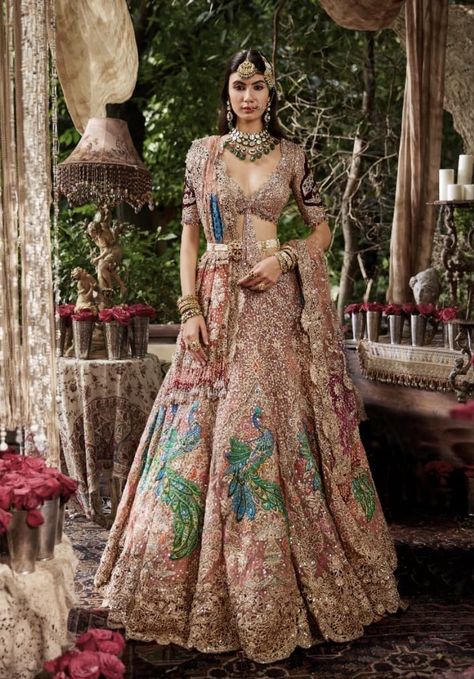 Blush Pink Lehenga, Indian Doctor, Tulle Lehenga, Rimple Harpreet, Lehenga With Blouse, Lehenga Bridal, Latest Bridal Lehenga, Bridal Lehenga Collection, Indian Bridal Lehenga