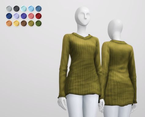 Long line V-neck Sweater V4 / Stripe (15 color) | Patreon Kids Curly Hairstyles, Sims 4 Cc Shoes, Sims 4 Mm Cc, Sims 4 Mm, Gucci Kids, Artists For Kids, Health Inspiration, Sims 4 Cc Finds, Ts4 Cc