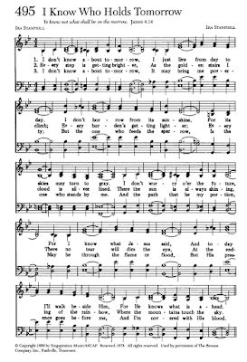 I Know Who Holds Tomorrow, This Is Gospel Lyrics, Gospel Song Lyrics, Hymns Of Praise, Hymn Sheet Music, Hymn Music, Church Songs, Hymns Lyrics, Southern Gospel Music