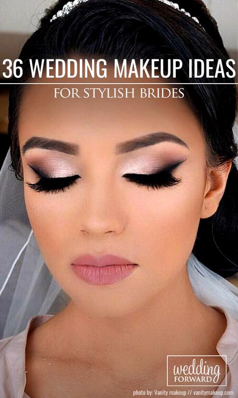 Makeup Tutorial For Brown Eyes, Amazing Wedding Makeup, Make Up Designs, Gorgeous Wedding Makeup, Wedding Eyes, Wedding Makeup Bride, Wedding Hairstyles And Makeup, Wedding Makeup Ideas, Best Makeup Tutorials