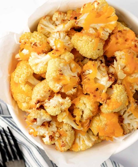 Cheesy Cauliflower Recipes, Easy To Make Dinners, Cauliflower Recipe, Cheesy Cauliflower, Easy Meals For Kids, Favorite Side Dish, Cauliflower Recipes, Family Favorite Meals, Melted Cheese