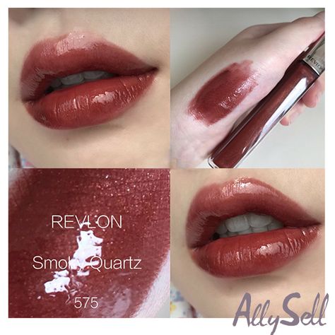 💄Lipsticks Swatch Part: Revlon - 575 Smoky Quartz💄Beautiful reddish brown! Beauty Make-up, Lipstick Swatches, Makeup Swatches, Hooded Eyes, Reddish Brown, Makeup Revolution, Pretty Makeup, Cute Makeup, Aesthetic Makeup