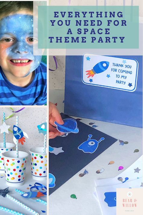 Part 1 of a fabulous blog post highlighting all you need to know when planning your space party. From Space Party food ideas to Space Theme Crafts for the guests to do or take home. A selection of DIY paety ideas alongside space party decorations from small businesses. Your party will be the envy of all! Space Theme Crafts, Space Party Food Ideas, Space Party Ideas, Space Party Food, Space Party Decorations, Theme Party Ideas, Space Theme Party, Diy Space, Party Food Ideas