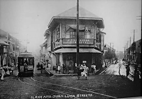 Ilaya and Juan Luna Sts (*ctto) La Union Philippines Photography, History Of Philippines, Pinoy Culture, Colonial Philippines, Retro Pi, 1960s Philippines, 1800s Philippines, Philippine Architecture, Philippine History