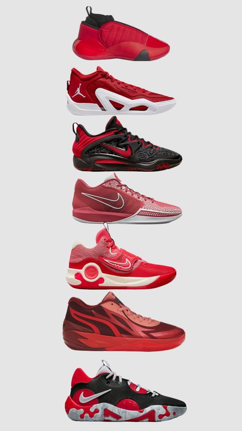 Red hoop shoes Vb Shoes, Basketball Outfits, Hoop Shoes, Bball Shoes, Bb Shoes, Jordan Shoes For Men, Golden Shoes, Jordan Basketball Shoes, Best Basketball Shoes