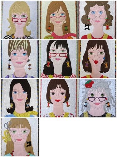 Fabric Portraits, Portrait Quilts, Photo Shape, Picture Quilts, Applique Quilting, Thread Painting, Hand Applique, Quilted Wall Hangings, Applique Patterns