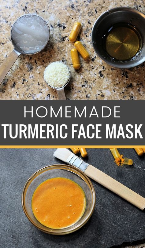 Do you need a homemade face mask recipe that will not only deep clean your pores but help treat acne, eczema, psoriasis, wrinkles, dry skin and more skin issues? You’ve gotta try this easy to make, 4-ingredient Homemade Turmeric Face Mask recipe. All you need is turmeric powder, coconut oil, honey and powdered milk to whip up this powerful homemade beauty product. #facemask #homemadefacemask #diyfacemask #beauty #diybeauty #homemadebeauty #turmeric #acne #wrinkles #eczema #psoriasis #dryskin Face Recipes, Homemade Face Mask, Turmeric Face, Homemade Moisturizer, Turmeric Face Mask, Tumeric Face Mask, Green Tea Mask, Face Mask Recipe, Treat Acne