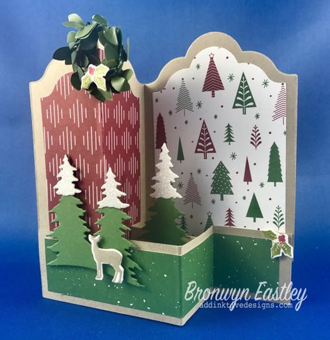 Addinktive Designs, Double Z Fold Card, Bendy Cards, Box Cards Tutorial, Tarjetas Pop Up, Fun Folds, Box Cards, Christmas Labels, Fold Cards