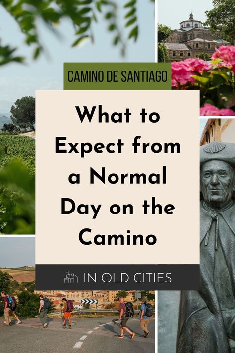 A typical day on the Camino de Santiago goes something like this: wake up, walk, eat, walk, eat, walk, wash, talk, eat, sleep. Okay, there's a bit more to it than that, but life on the Camino really is simple -- which is part of why it's so appealing! In this post, learn all about what to expect from a normal day on the Camino de Santiago. Camino Trail, Sleeping Bag Liner, How To Walk, The Camino, Run Through, Lightroom Presets Free, A Typical, Old City, Eat Sleep