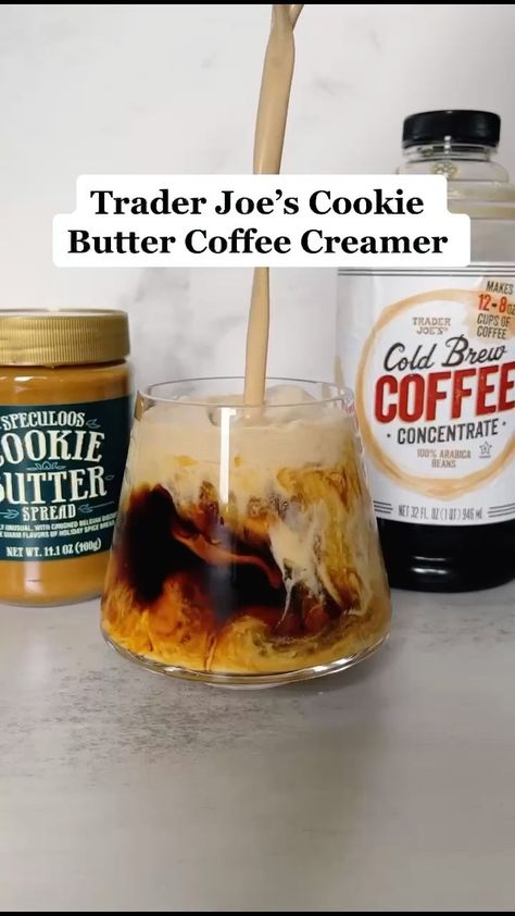 traderjoesfoodreviews on Instagram: Cookie Butter coffee creamer is a GAME👏🏻CHANGER👏🏻 Cookie Butter Coffee, Trader Joes Cookie Butter, Cold Brew Coffee Concentrate, Spice Bread, Butter Coffee, Cookie Butter, Trader Joe’s, Coffee Creamer, Trader Joe