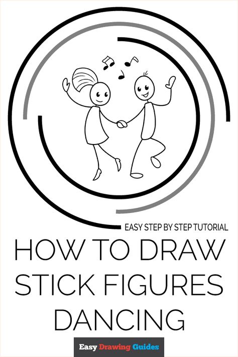 how to draw stick figures dancing pinterest image Draw Stick Figures, Dancing Drawing, Drawing Guides, Person Drawing, Easy Drawing Tutorial, Stick Figure Drawing, Music Drawings, Drawing Tutorials For Kids, Drawing Tutorial Easy