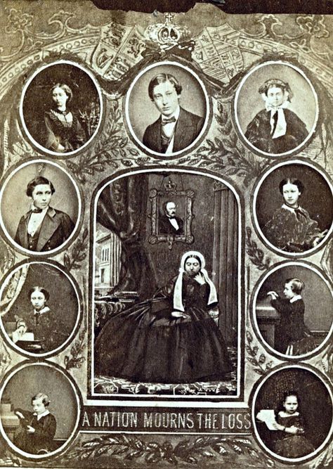 Queen Victoria and the Royal Family in Mourning for Prince Albert, Carte de Visite, Circa 1862 | by lisby1 Victoria's Children, Queen Victoria Children, Queen Victoria Family, Queen Victoria Prince Albert, Victoria Prince, English Royal Family, British Royal Families, Isabel Ii, European Royalty