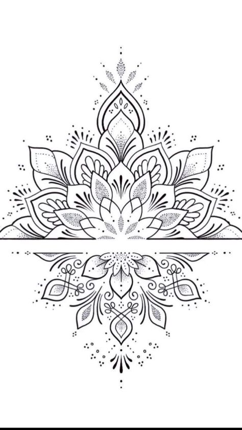 Mandala Arm Tattoos, Tato Mandala, Mandala Tattoos For Women, Tattoos Sketches, Mandala Wrist Tattoo, Mandela Tattoo, Half Sleeve Tattoo Stencils, Floral Mandala Tattoo, Mandala Hand Tattoos