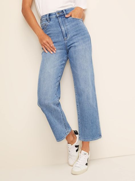 LR#HI STR8 CRP UNION BLUE80/19(Denim , 6) Wheat Stitch, Mum Outfits, Women's High Rise Jeans, Mum Jeans, Clothing Board, Charlie Rose, Dungaree Dress, Mom Fashion, Style Goals