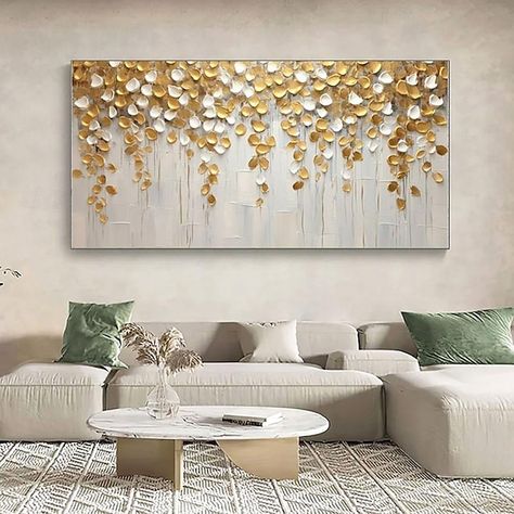 Modern Minimalist Home Decor, Beautiful Small Homes, Texture Wall Art, Floral Landscape, Paint Abstract, Wall Art 3d, Palette Knife Art, Modern Minimalist Home, Small House Decorating