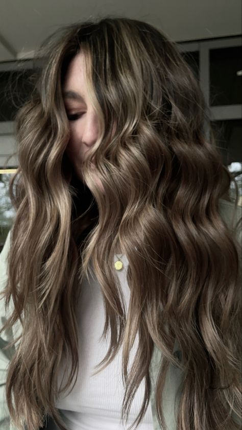 Hand Painted Balayage, Painted Balayage, Ash Brown Color, Mocha Color Hair, Mocha Hair, Ash Hair, Cabello Hair, Korean Eye Makeup, Ash Brown