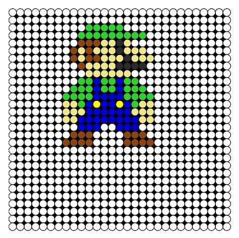 Luigi Perler Beads, Beads Template, Dash Pattern, Music Theory Worksheets, Coloring Pages Winter, 3d Perler Bead, Beads Design, Perler Bead Templates, Pattern Maker